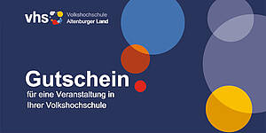 Gutschein der Volkshochschule.